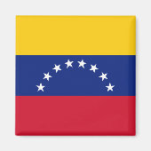 Flagge Venezuelas Magnet (Vorne)