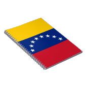 Flagge Venezuelas Notizblock (Rechte Seite)