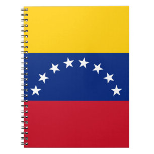 Flagge Venezuelas Notizblock