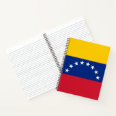 Flagge Venezuelas Notizblock (Innenseite)