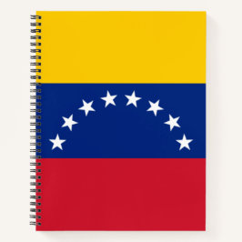 Flagge Venezuelas Notizblock
