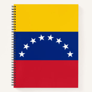 Flagge Venezuelas Notizblock