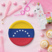 Flagge Venezuelas Pappteller (Party)