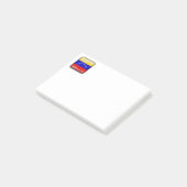 Flagge Venezuelas Post-it Klebezettel (angewinkelt)