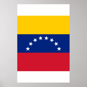 Flagge Venezuelas Poster