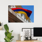 Flagge Venezuelas Poster (Heimbüro)