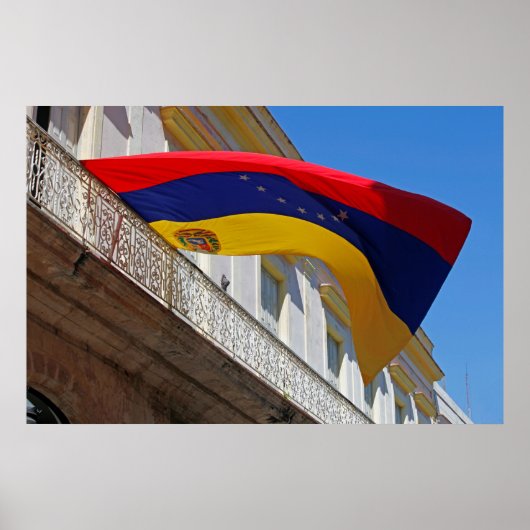 Flagge Venezuelas Poster (Vorne)
