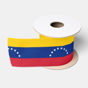 Flagge Venezuelas Satinband