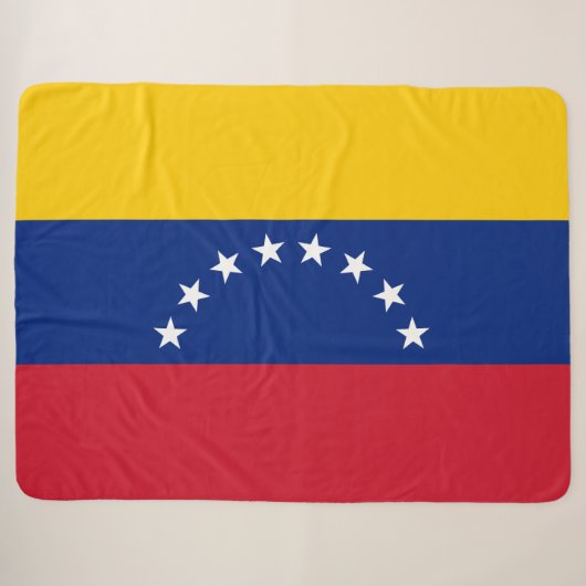 Flagge Venezuelas Sherpadecke (Vorderseite (Horizontal))