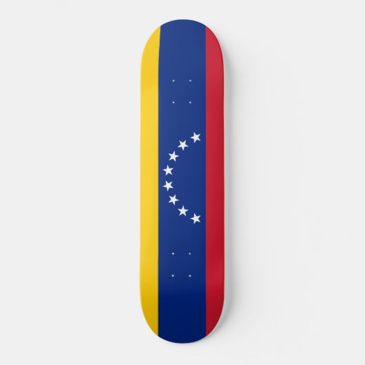 Flagge Venezuelas Skateboard (Vorderseite)