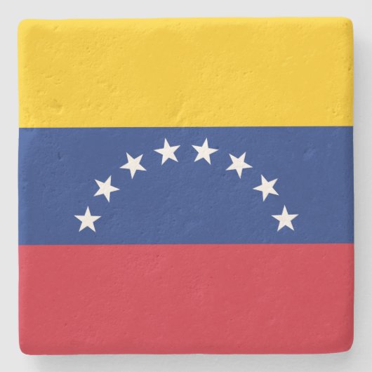Flagge Venezuelas Steinuntersetzer (Vorderseite)