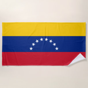Flagge Venezuelas Strandtuch
