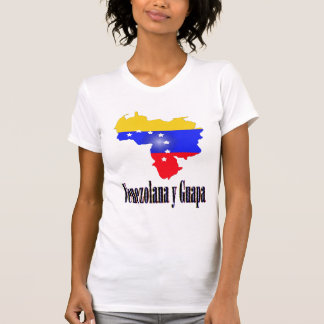 Flagge Venezuelas Tricolor-Typografie T-Shirt