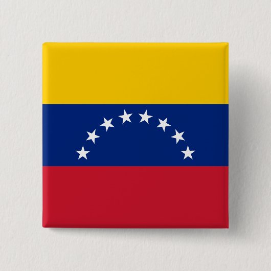 Flagge Venezuelas (Venezuelas) Button (Vorderseite)