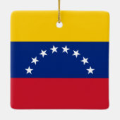 Flagge Venezuelas (Venezuelas) Keramikornament (Rückseite)