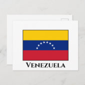 Flagge Venezuelas (Venezuelas) Postkarte (Vorne/Hinten)