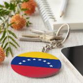 Flagge Venezuelas (Venezuelas) Schlüsselanhänger (Seite)
