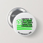 Flagge, vereinigt button (Vorne & Hinten)