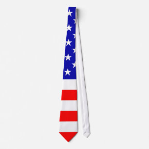 Flagge Vereinigte Staaten Art Deco #2 Krawatte