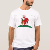Flagge Vereinigten Königreichs Cardiff T-Shirt (Vorderseite)