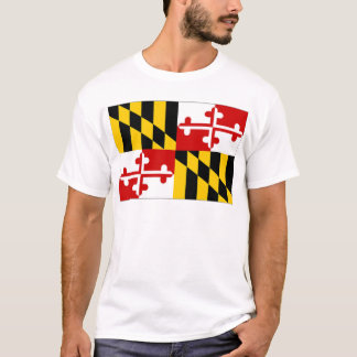 Flagge Vereinigter Staaten Maryland T-Shirt