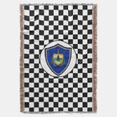 Flagge Vermont Decke (Vorderseite Vertikal)