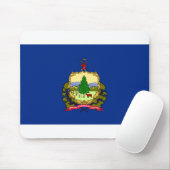 Flagge Vermont Mousepad (Mit Mouse)