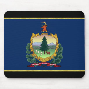 Flagge Vermont Mousepad