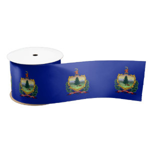 Flagge Vermont Satinband