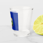 Flagge Vermont Schnapsglas (Rechts)