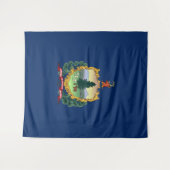 Flagge Vermont Wandteppich (Vorderseite (Horizontal))
