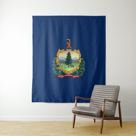 Flagge Vermont Wandteppich (Beispiel)