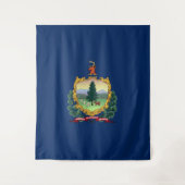 Flagge Vermont Wandteppich (Vorderseite)