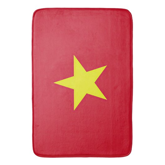 Flagge Vietnam Badematte (Vorderseite Vertikal)