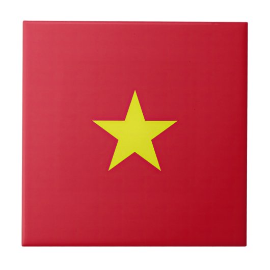 Flagge Vietnam Fliese (Vorderseite)