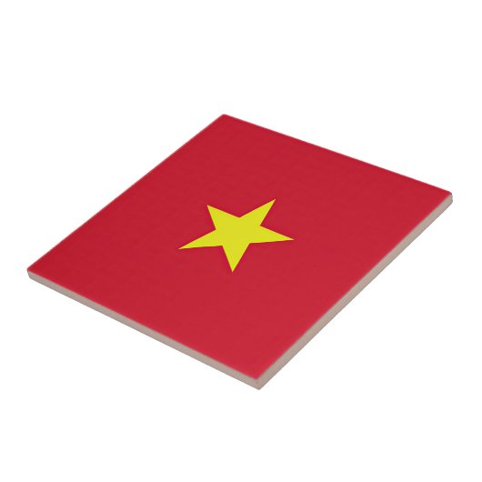 Flagge Vietnam Fliese (Seite)
