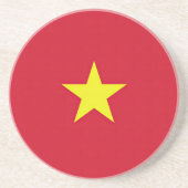 Flagge Vietnam Getränkeuntersetzer (Vorne)