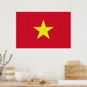 Flagge Vietnam Poster (Küche)