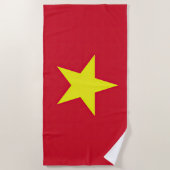 Flagge Vietnam Strandtuch (Vorderseite)