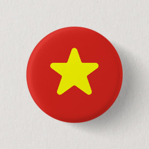 Flagge Vietnams Button