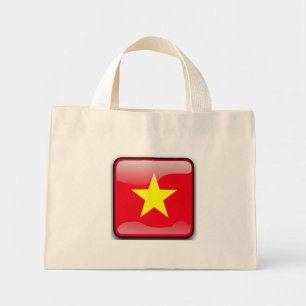 Flagge Vietnams Mini Stoffbeutel