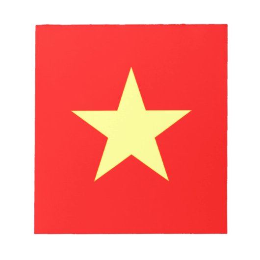 Flagge Vietnams Notizblock (Vorderseite)