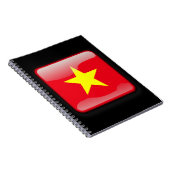 Flagge Vietnams Notizblock (Rechte Seite)