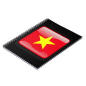 Flagge Vietnams Notizblock (Linke Seite)