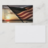 Flagge Visitenkarte (Vorne/Hinten)