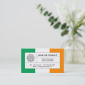 Flagge Visitenkarte (Stehend Vorderseite)