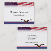 Flagge-Visitenkarte Visitenkarte (Vorne/Hinten)