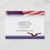 Flagge-Visitenkarte Visitenkarte (Rückseite)