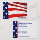 Flagge-Visitenkarte Visitenkarte (Vorne/Hinten)