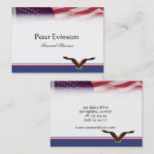 Flagge-Visitenkarte Visitenkarte (Vorne/Hinten)